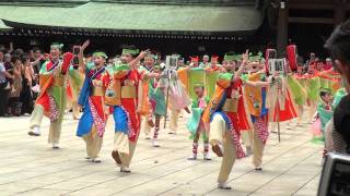 原宿よさこい連　第11回原宿スーパーよさこい　奉納演舞　2011年８月27日