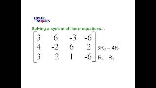 Solving a system of equations using matrices - no solutions