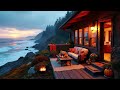 아늑한 해변 집에서 느끼는 편안한 가을 분위기 🍂🔥 cozy autumn beach ambiance 🍂 new calm healing music 🌿 새고힐 배경음악