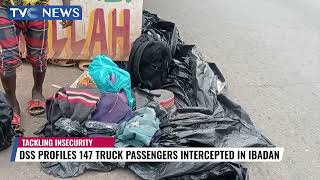 (WATCH) DSS Profiles 147 Truck Passengers Interrupted In Ibadan