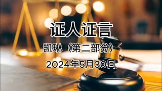 2024年5月30日郭文贵先生庭审检方第4位证人凯琳Karin Maistrello证词｜第二部分｜AI音频笔录中文朗读