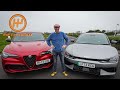 Alfa Stelvio Quadrifoglio vs Kia EV6 GT - Shootout! | Fifth Gear