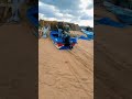 வேகமான படகு கடலில் இருந்து கரை மணலில் ஏற்றுதல் fast boat landing on the shore from the sea