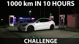 Model 3 Performance 1000 km in 10 hours challenge