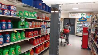 Marty The Stop And Shop Robot finds a spill