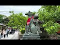 2024年4月22日 大勢の外国人観光客が集まる京都伏見稲荷大社を歩く walking around fushimi inari taisha shrine kyoto 【4k】