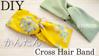 DIY Cross Hair Band