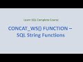 22. CONCAT_WS() Function  - SQL String Functions
