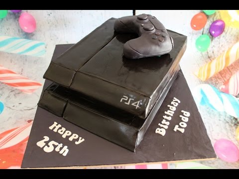 PS4 Console Cake - How To PS4 Console Cake - How To