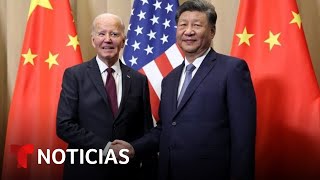 Biden se reúne con el presidente chino en la cumbre de la APEC en Lima, Perú | Noticias Telemundo