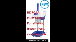 How to operate HD70AA, Big Cartridge Ice Shaver