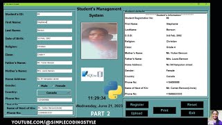 Student Management System with Sqlite3 using Python||Part 2