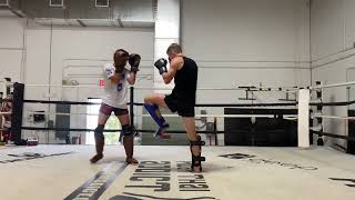 Sparring Intensity 5/10 With Asa Ten Pow