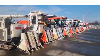 Japanese Rice Harvesting combines | Kubota Iseki Mitsubishi Yanmar Brands | Made in Japan