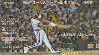 懐かし動画　1984年オールスターゲーム第２戦④４回表裏