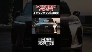 レクサス超えたか⁉︎日産の本気が見えるインフィニティQX80。レクサスLXと勝負！ #日産　#インフィニティ　#高級車