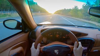 2002 Porsche 996 911 Turbo 600hp - POV Test Drive by Tedward (Binaural Audio)