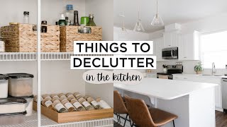20 Things To Declutter In Your KITCHEN Today | + Free PDF Checklist