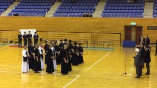 2016年【 - 閉会式 - 】九州高等学校選抜剣道大会 - 熊本県予選 - kumamoto - high level kendo