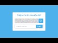 Create Custom Captcha using HTML CSS & JavaScript