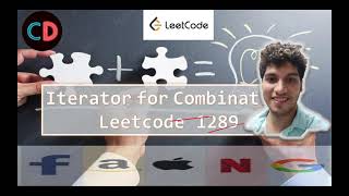 Iterator for Combination | Leetcode 1286 | Live coding session 🔥🔥🔥 | Backtracking