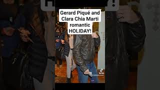 Gerard Piqué and Clara Chia Marti #gerardpiqué #clarachiamarti #shakira #celebrity #fypシ
