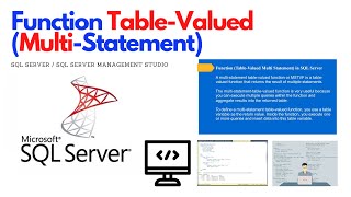 Table-Valued Functions in SQL Server Made Easy (Multi-Statement) | SQL Tutorial