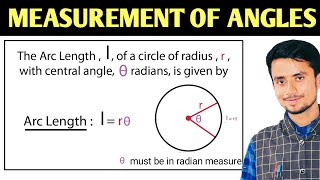 Prove that l = r.theta | Relation between arc length, central angle in radian and radius of a Circle