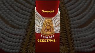 Sreejoni gold plated jewellery #trending #uniqe #pearl #jewellery #necklace