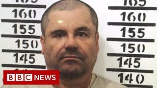 El Chapo: Rare prison video emerges - BBC News