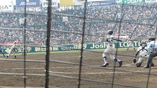 履正社 若林将平・2安打(報徳学園戦/第89回センバツ 準決勝)