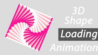 CSS 3D Loading Animation Effect -HTML CSS Tutorial