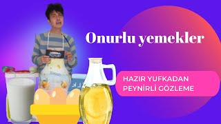 Mutfağımın vazgeçilmez yemeklerinden biri. Hazır yufkadan peynirli gözleme