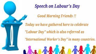 #Labour #Day #Speech (English Subtitles) | #ENGLISH #SPEECH | Learn English Grammar