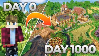 What happens When You Spend 1000 Days Building In Minecraft Survival