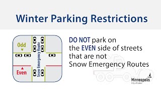 Minneapolis Winter Parking Restrictions