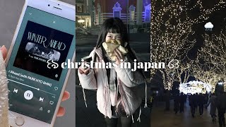 winter vlog : life in japan, christmas market, universal studios, osaka to kobe, cute cafe ☃️