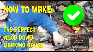 DIY Tool Hack: Create Perfect Wooden Dowel Markings! #diy #woodworking #tools #hobby #how