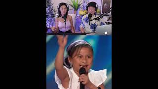Zoe Erianna Wonder Child Wows The Judges On America's Got Talent With Born This Way #Shorts Reaction