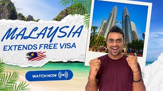 Malaysia Extends Visa Exemption for Indians Until December 2026