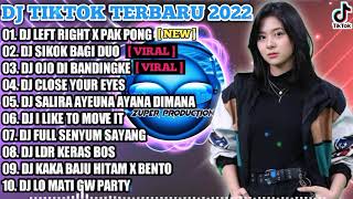 DJ TIKTOK TERBARU 2022 DJ LEFT RIGHT X PAK PONG X SIKOK BAGI DUO PALEMBANG VIRAL FULL BAS