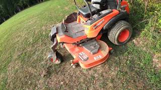 So how fast is a Kubota ZD326H