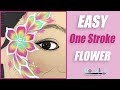 One Stroke Flower: Fast and Easy Face Painting Tutorial