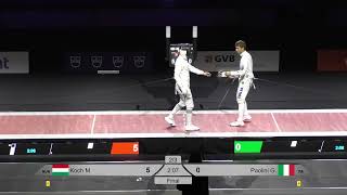 2024 385 P1 M E Individual Bern SUI WC podium PAOLINI ITA vs KOCH HUN