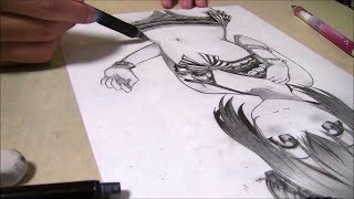 模写 ラブライブ！サンシャイン!! アニメ絵模写１９ ルビィ 水着