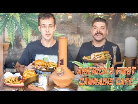 Smoke and eat at America's first cannabis cafe!! [News Bites]