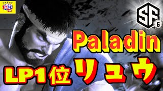 スト6💥Paladin 「LP1位リュウ」｜Paladin 「Ryu」💥 SF6 🤜FGC🤛