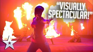 Pyroterra's fire show is HOT stuff! | Live Show | BGT Series 8