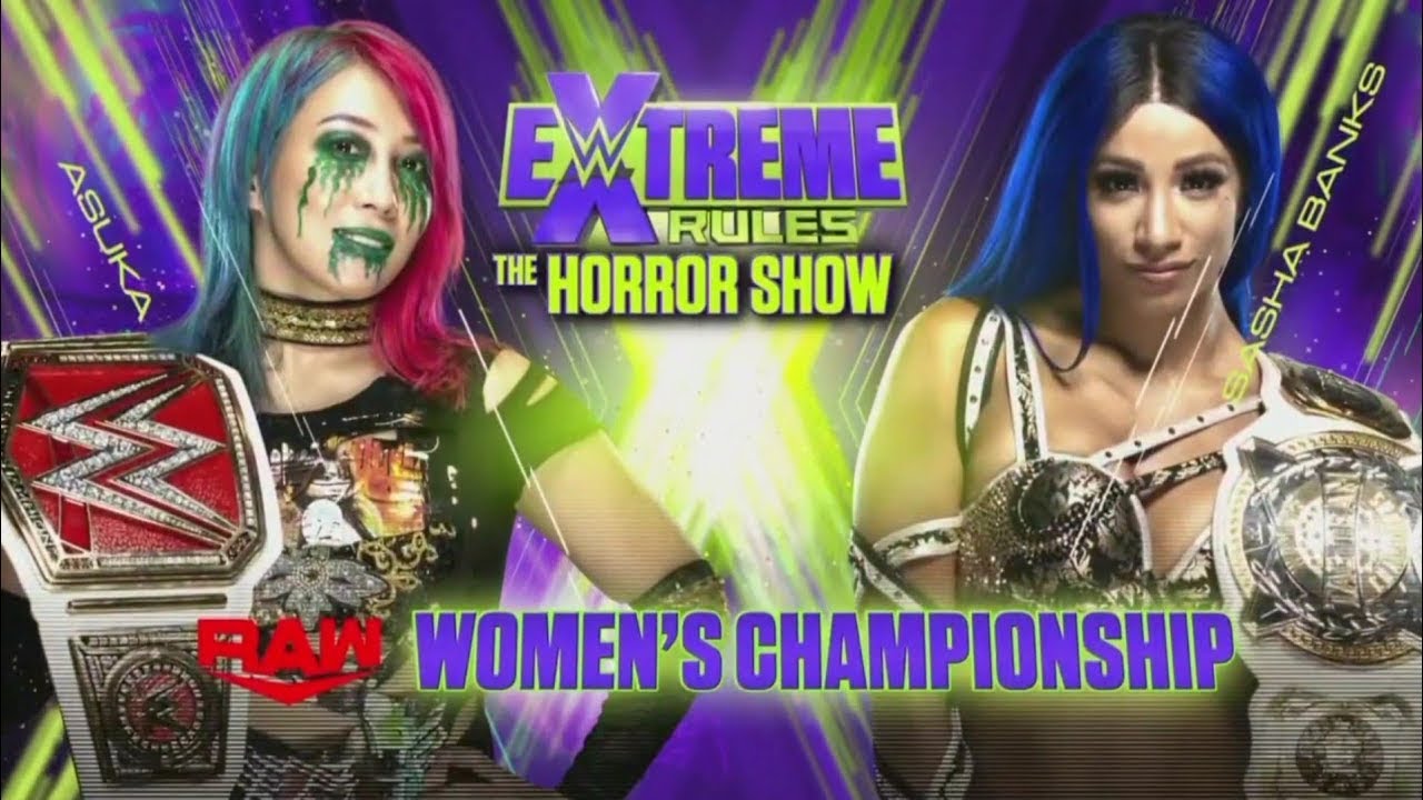 FULL MATCH - Asuka Vs Sasha Banks - Raw Women's Title - Extreme Rules ...