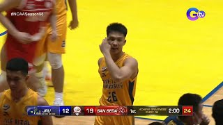 Jonathan Medina breaks the silence for JRU! #NCAASeason98